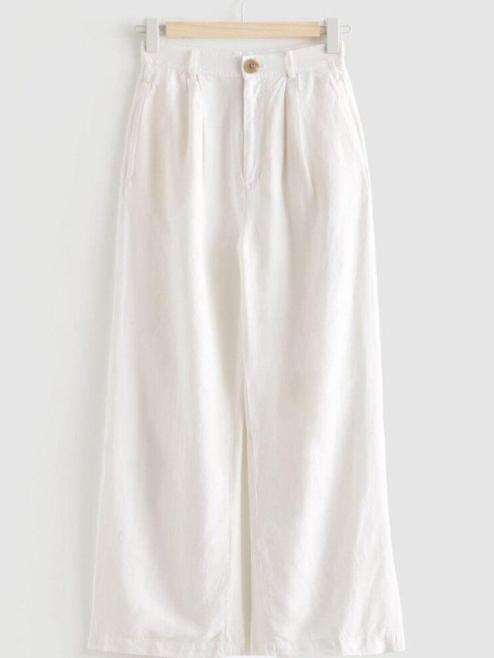 & Other Stories Linen Blend Trousers